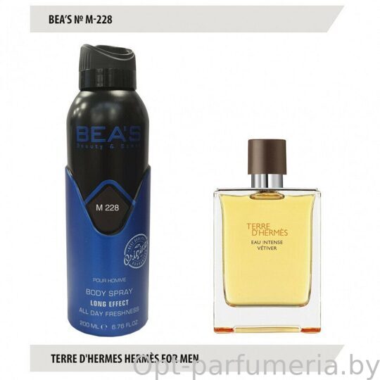 Дезодорант Beas Terre d'Hermes Herms for men 200 ml арт. M 228