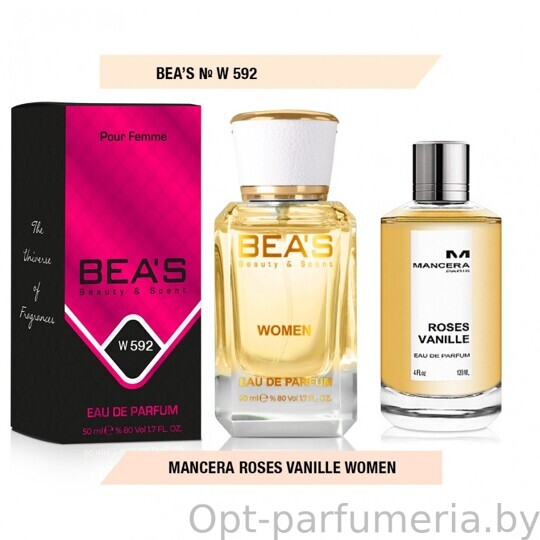 Beas W592 Mancera Roses Vanille for Women edp 50 ml