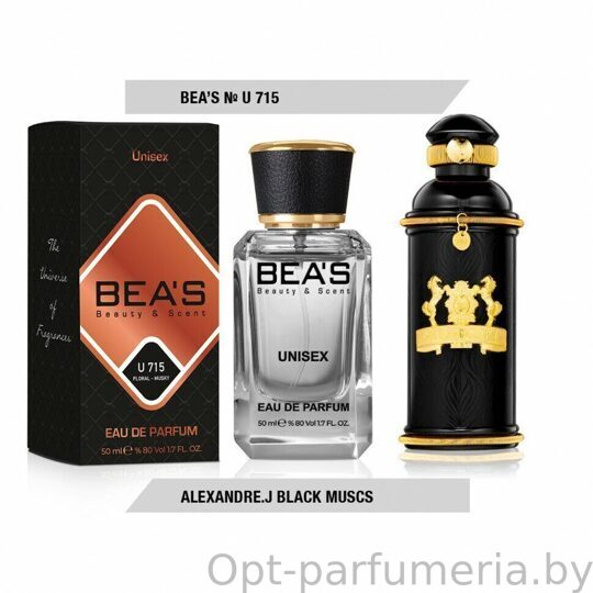 Beas U715 Alexandre J Black Muscs edp 50 ml