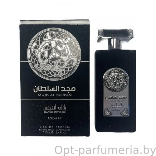 Asdaaf Majd Al Sultan Black Intense For Men edp 100 ml