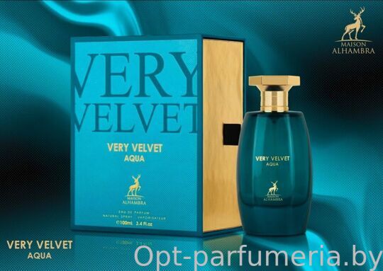 Maison Alhambra Very Velvet Aqua For Women edp 100 ml