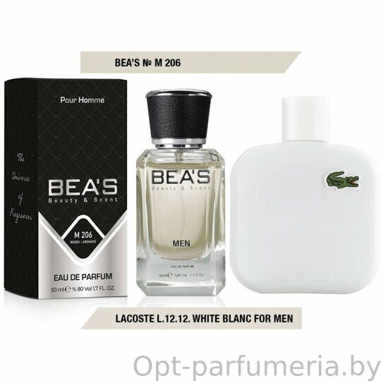 Beas M206 Lacoste L.12.12. White Blanc Men edp 50 ml