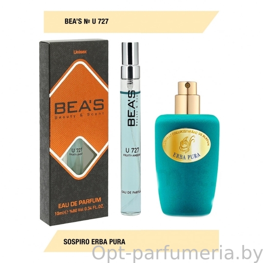 Компактный парфюм Beas  U 727 Sospiro Erba Pura Edp unisex 10ml