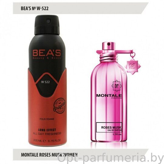 Дезодорант Beas Montale Roses Musk women 200 мл арт. W 522