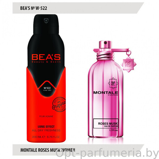 Дезодорант Beas Montale Roses Musk women 200 мл арт. W 522