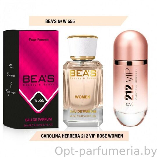 Beas W555 Carolina Herrera 212 Vip Rose Women edp 50 ml