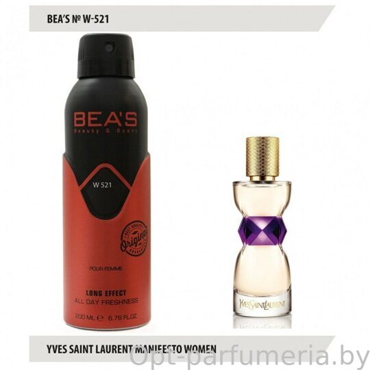 Дезодорант Beas Yves Saint Laurent Manifesto Women 200 мл арт. W 521