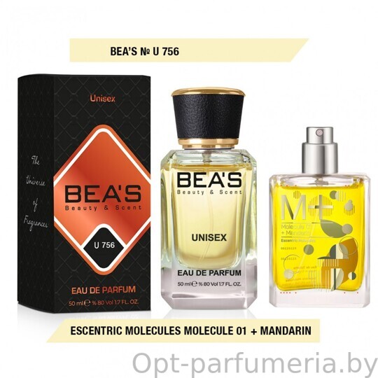 Beas U756 Escentric Molecules Molecule 01 + Mandarin Unisex edp 50 ml