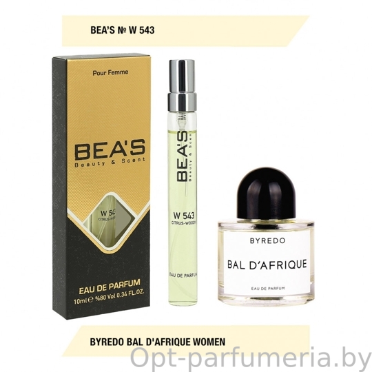 Компактный парфюм Beas W 543 Byredo Bal D'afrique for women 10ml