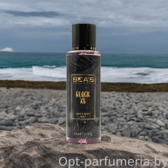 Мист для тела и волос Beas Body & Hair Black XS (Paco Rabanne Black XS for Her) 250 ml