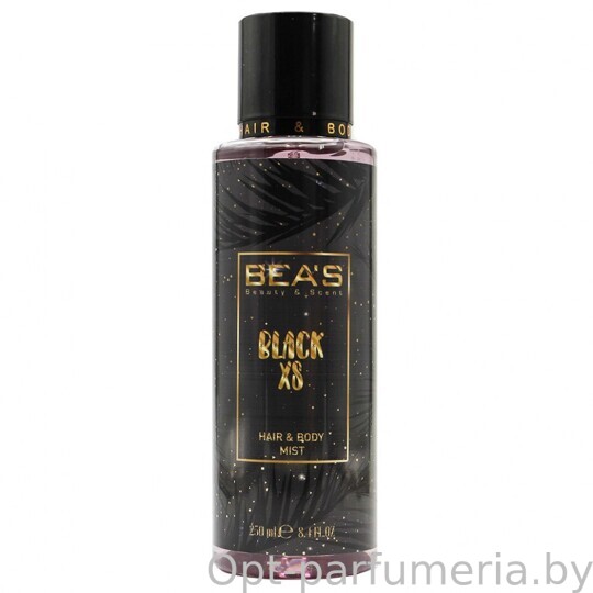 Мист для тела и волос Beas Body & Hair Black XS (Paco Rabanne Black XS for Her) 250 ml