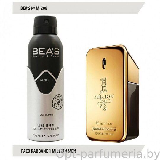 Дезодорант Beas Paco Rabbane 1 Million Men 200 мл арт. M 208