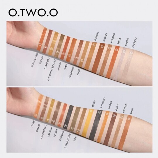 Палитра теней O.TWO.O eye essence palette 28 цветов 35г (арт.SC006)