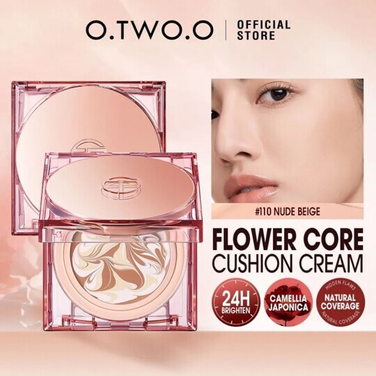 Пудра O.TWO.O Soft Cleansing Mist Muscle Air Cushion Powder Cream Nude Beige №110 (арт: SC054)