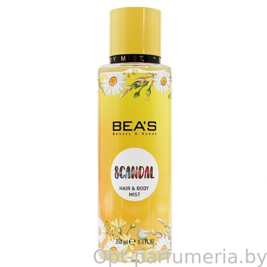 Мист для тела и волос Beas Body & Hair Scandal (Jean Paul Gaultier Scandal) 250 ml