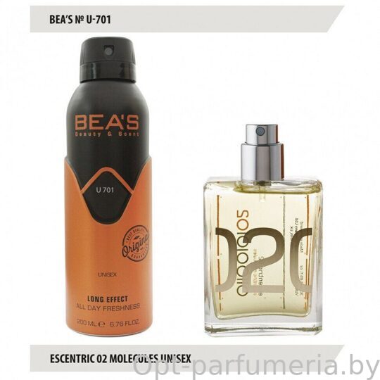 Дезодорант Beas Escentric 02 Molecules Unisex 200 мл арт. U 701