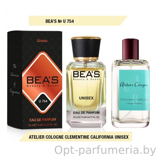 Beas U754 Atelier Cologne Clementine California Unisex edp 50 ml