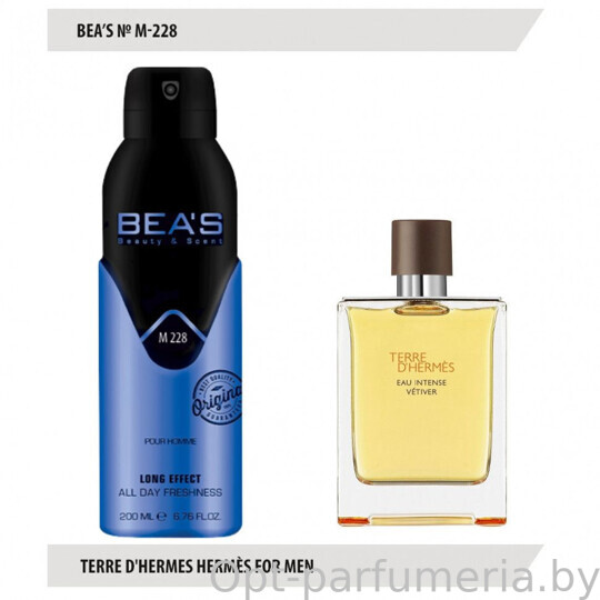 Дезодорант Beas Terre d'Hermes Herms for men 200 ml арт. M 228