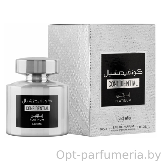 Lattafa Confidential Platinum For Men edp 100 ml