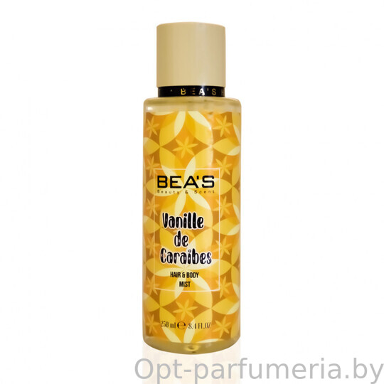 Мист для тела и волос Beas Body & Hair Vanille De Carabies 250 ml