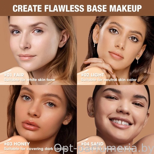 Консилер O.TWO.O High coverage liquid concealer №01 Fair 5.5g (арт.9998)