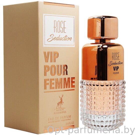 Maison Alhambra Rose Seduction Vip Pour Femme edp 100 ml
