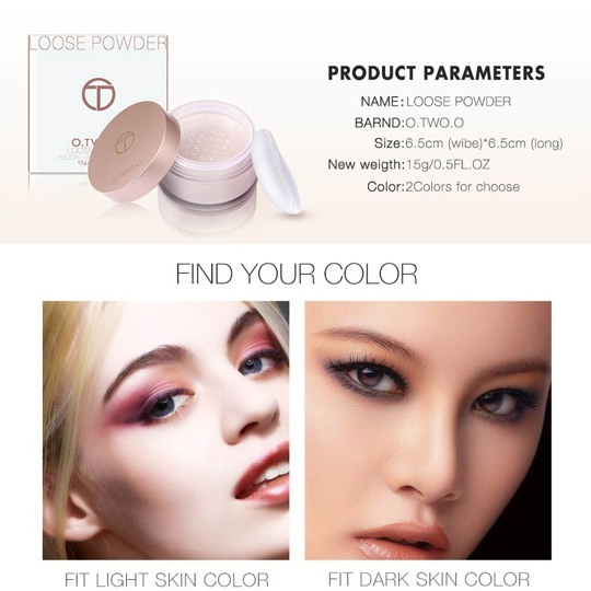 Рассыпчатая пудра O.TWO.O Loose Powder №02, 15g (арт 9127)