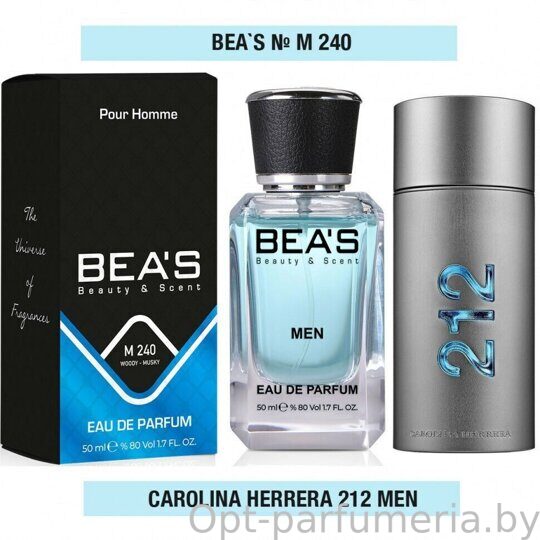 Beas M240 Carolina Herrera 212 Men edp 50 ml
