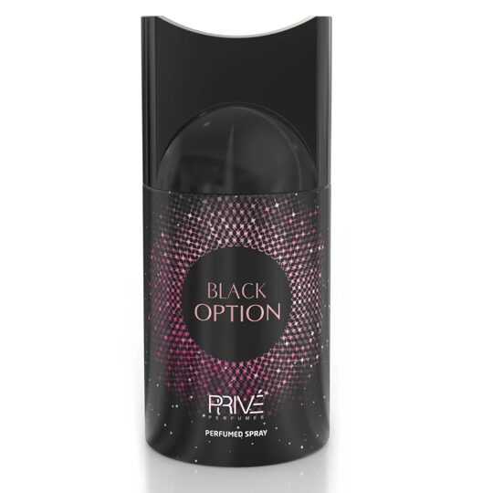 Парфюмированный дезодорант Prive Black Option 250 ML