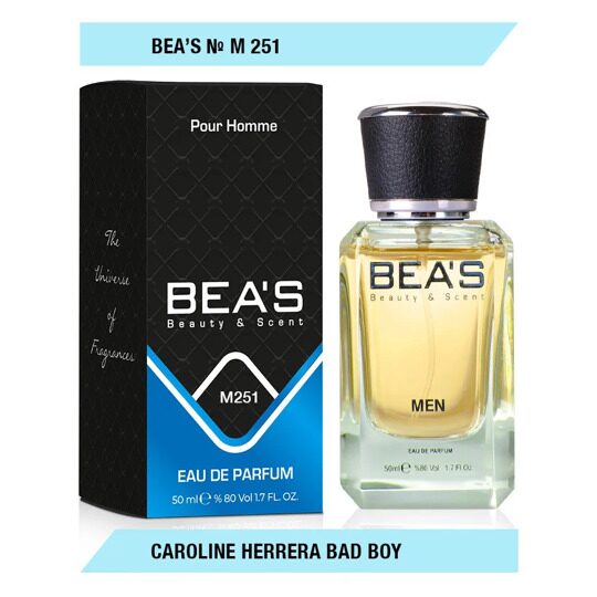 Beas M251 Caroline Herrera Bad Boy Men edp 50 ml