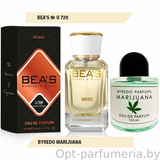 Beas U729 Byredo Marihuana edp 50 ml