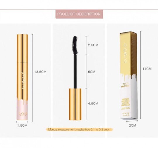 Тушь для ресниц O.TWO.O Gold Mascara 10g (арт.9981)