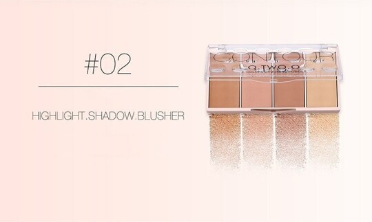 Хайлайтер Contour O.TWO. Grooming Powder 4 цвета 24g (арт. N9110B) №02