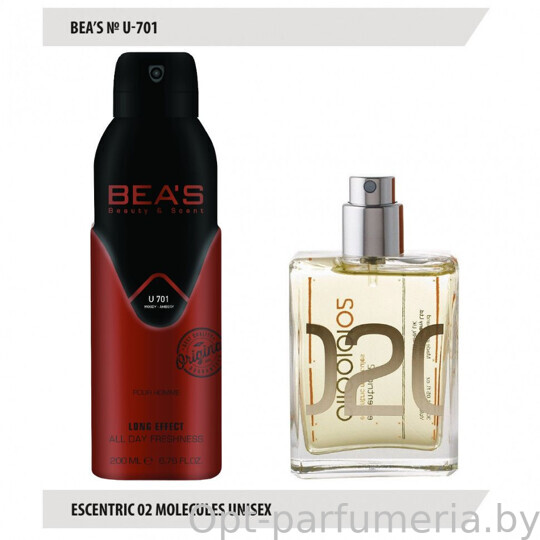 Дезодорант Beas Escentric 02 Molecules Unisex 200 мл арт. U 701