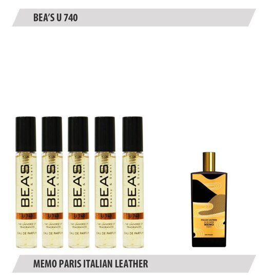 Парфюмерный набор BEAS Memo Paris Italian Leather Unisex 5*5 ml U740