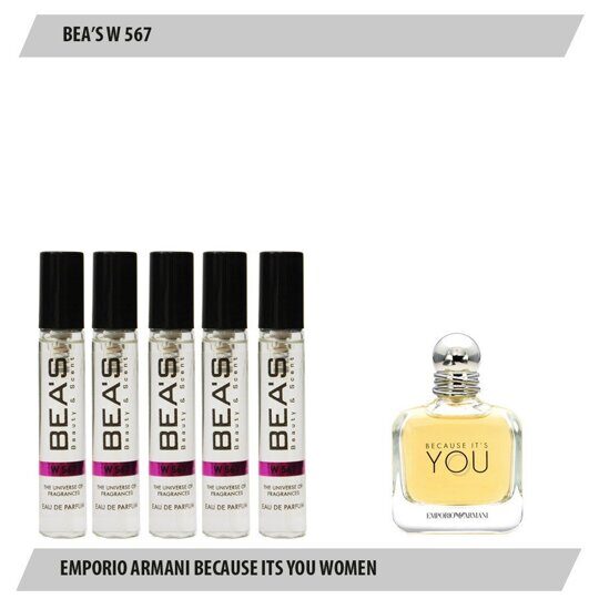 Парфюмерный набор BEAS Emporio Armani Because It’s You Women 5*5 ml W567