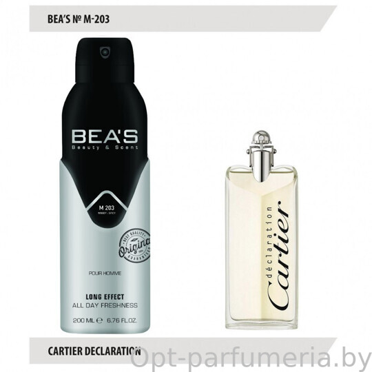 Дезодорант Beas Cartier Declaration Men 200 мл арт. M 203