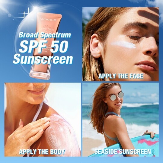 Солнцезащитный крем O.TWO.O Sunscreen SPF50 PA++++ Refreshing Oil-Free Formula UV Sun Protection 30 ml (арт. FC001)