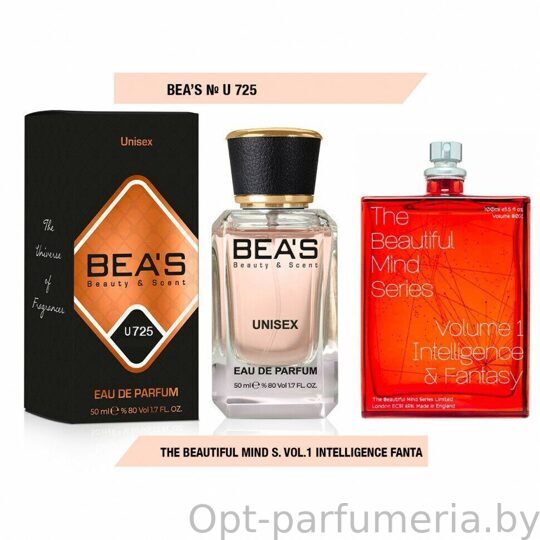 Beas U725 Escentric Molecules The Beautiful Mind Series Volume 1: Intelligence & Fantasy edp 50 ml