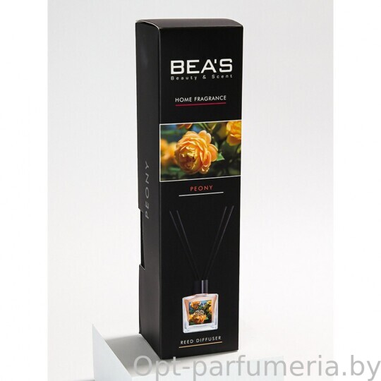 Ароматический диффузор с палочками Beas Peony - Пион - 50 ml