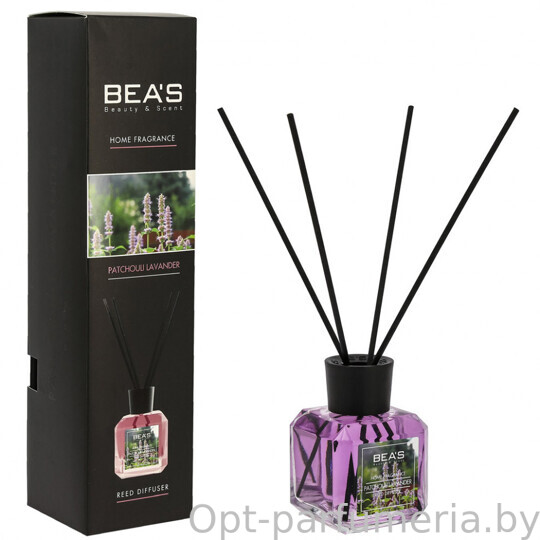 Ароматический диффузор Beas Patchouli Lavender - Лаванда и пачули 120 ml