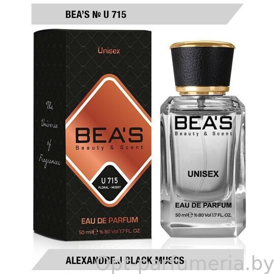 Beas U715 Alexandre J Black Muscs edp 50 ml