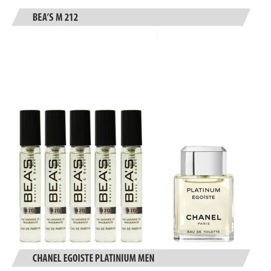 Парфюмерный набор BEAS Chanel Egoiste Platinum Men 5*5 ml M212