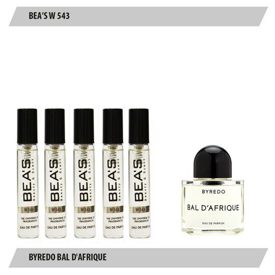 Парфюмерный набор BEAS Byredo Bal D'afrique Women 5*5 ml W543