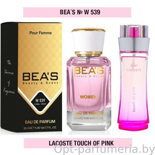 Beas W539 Lacoste Touch Of Pink Women edp 50 ml